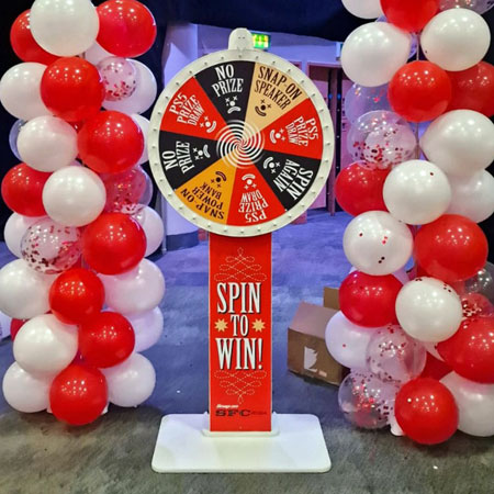 Birmingham Branded Prize Wheel Hire