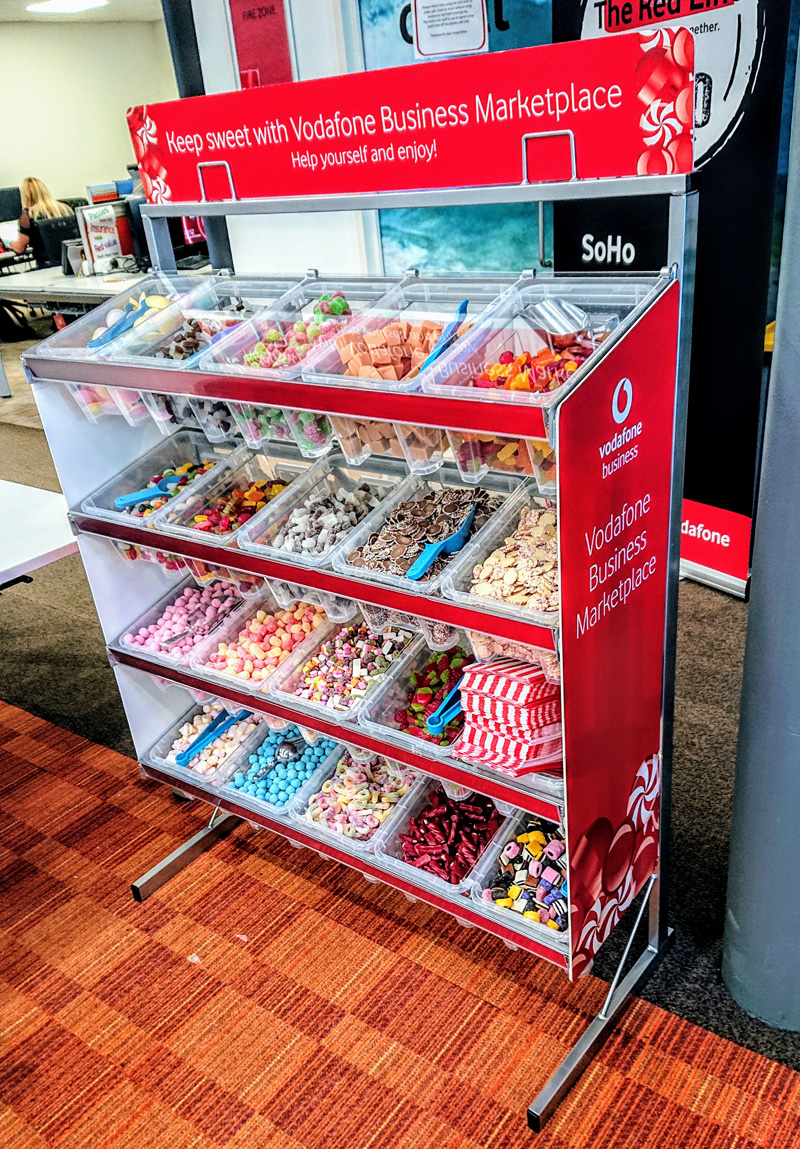 Branded Pick n Mix Sweet Stand Hire