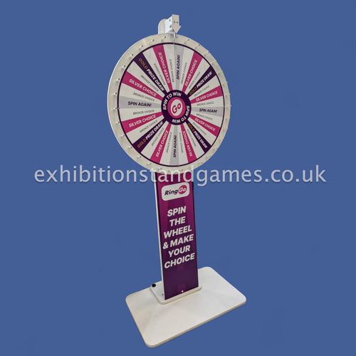 Hire a Prize Wheel game with your own custom branding