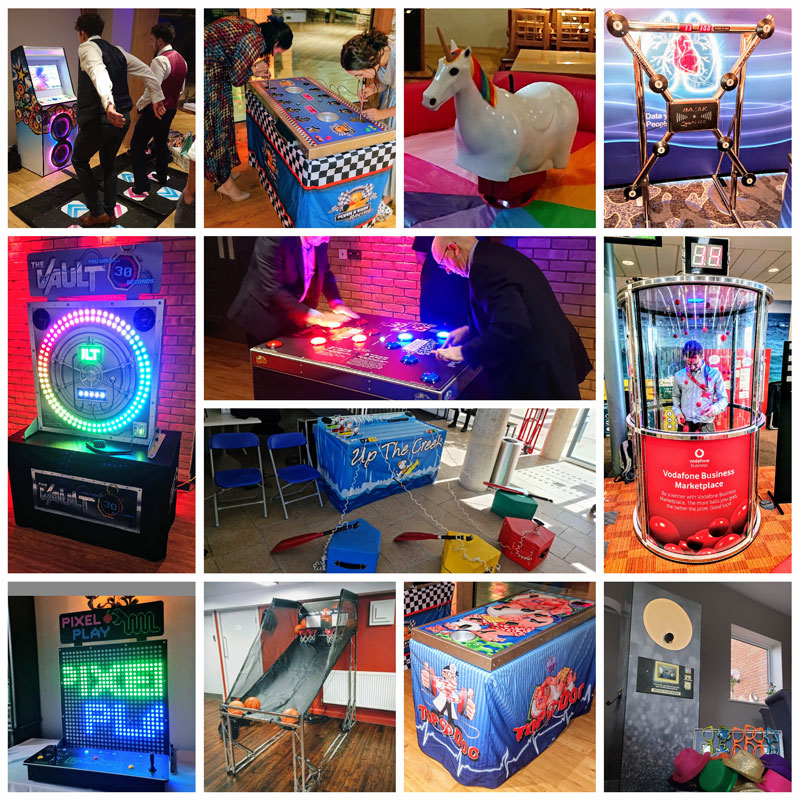 Games packages for conference entertainment
