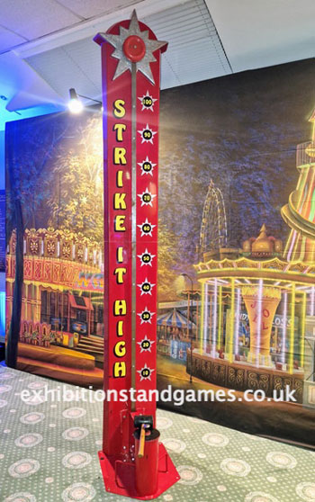 High Striker Test Your Strength game for promotions and exhibitions