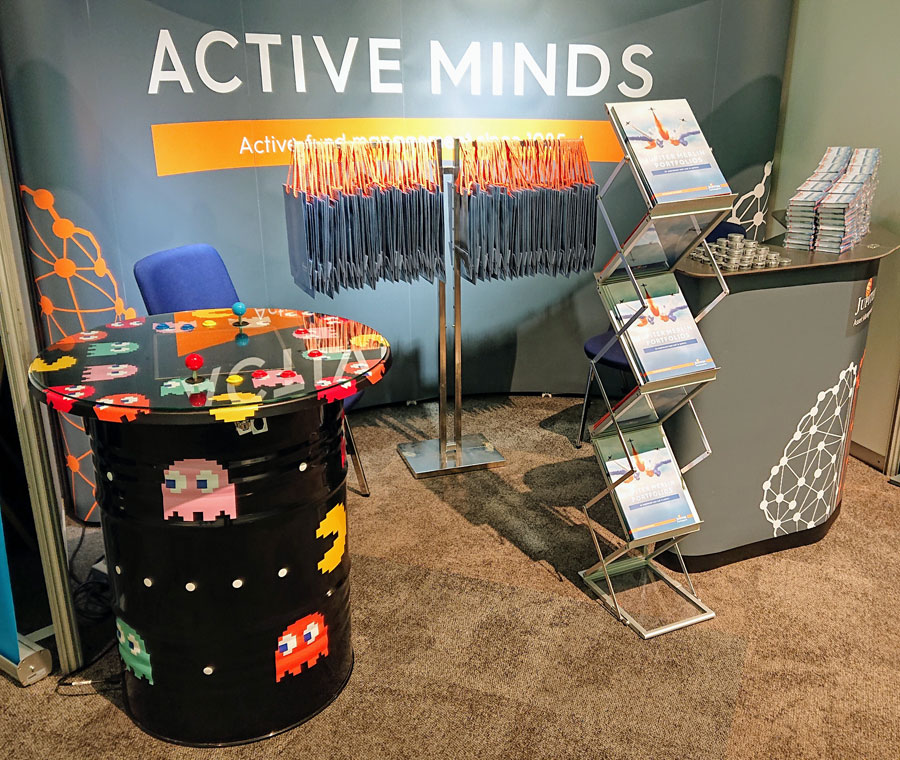Retro Arcade on hire at ICC Birmingham
