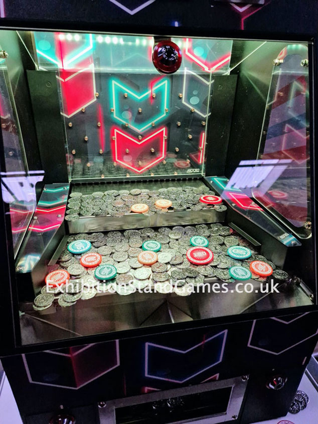 Coin Pusher Exhibition Stand Game Hire
